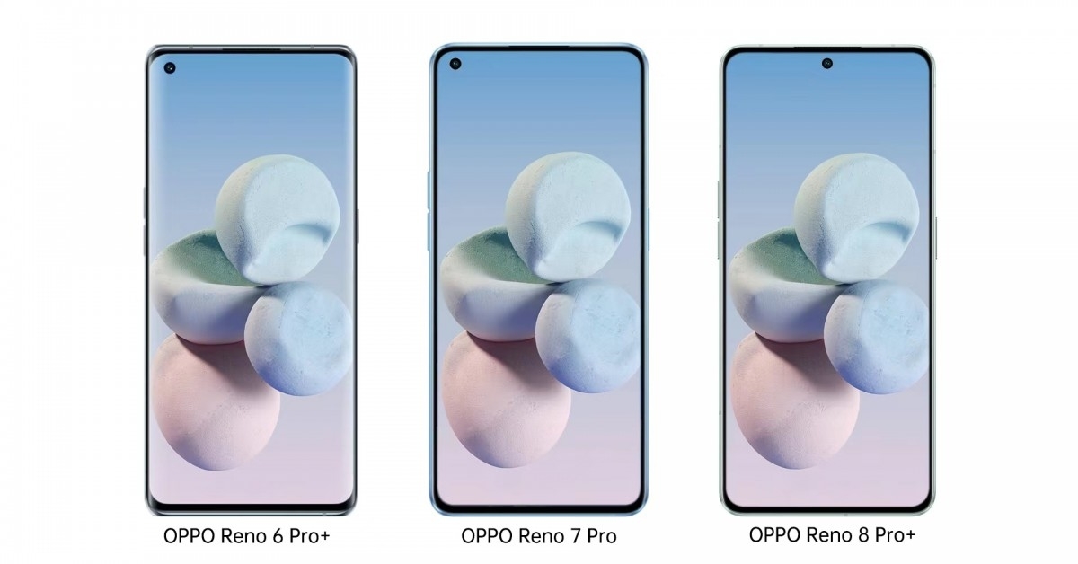 หลุดภาพเรนเดอร์ Oppo Reno 8 Pro พร้อมข้อมูลสเปค